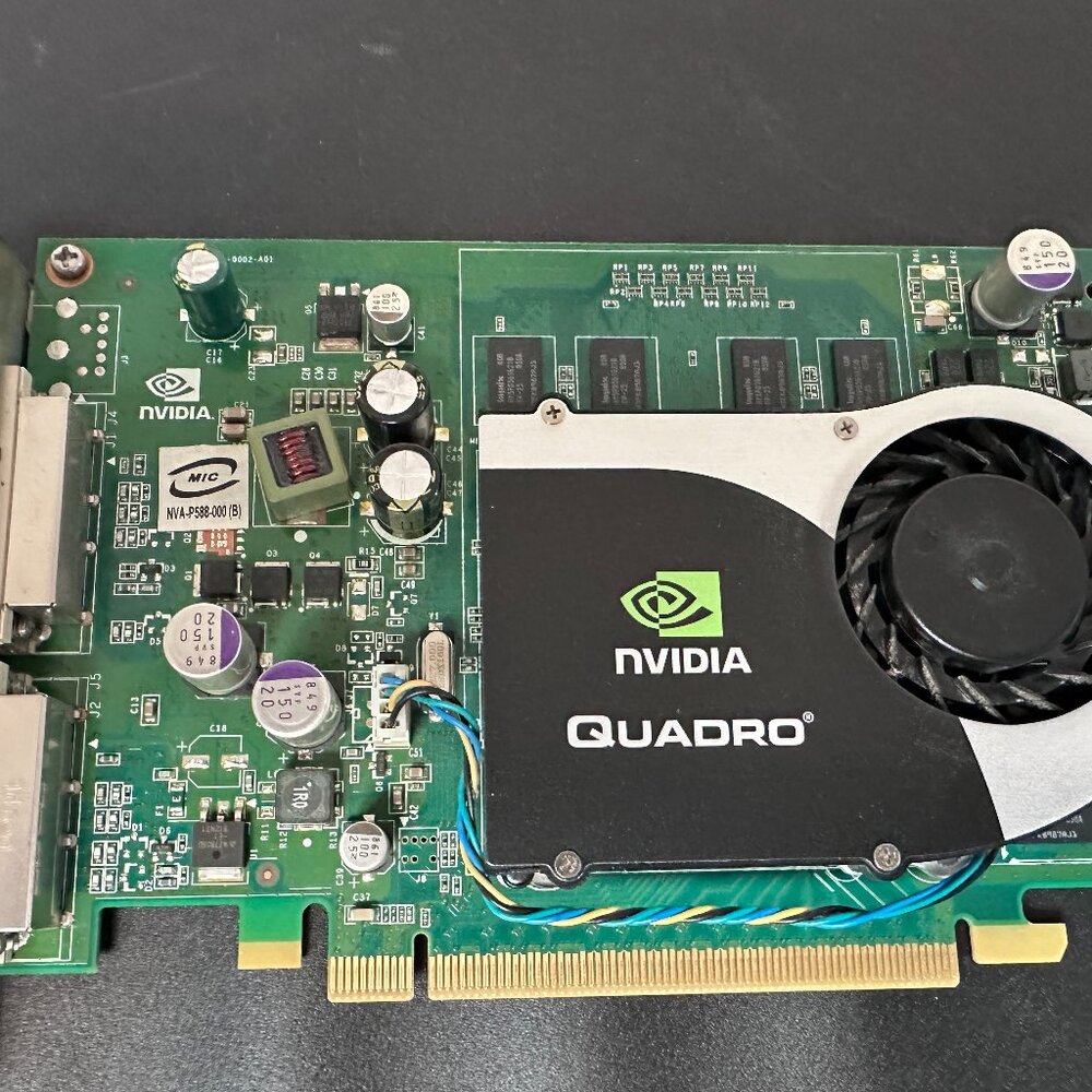 NVIDIA Quadro FX 580 Dual DVI 512MB PCie PC Graphic Card in Great Shape!!